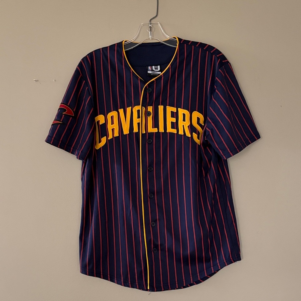 Cleveland Cavaliers Navy and Red Striped Jersey